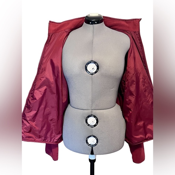 Vans Tommy Burgundy Fleece Zip Jacket - Picture 3 of 8